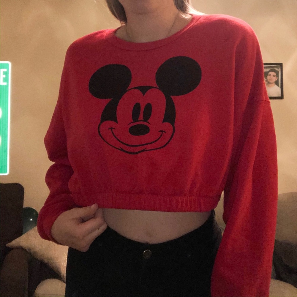 Mickey Mouse Scrunch Crewneck